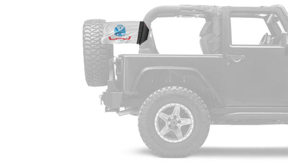 Army 12"x18" Forever Wave Flag for Jeep Wrangler LJ 2003-2006