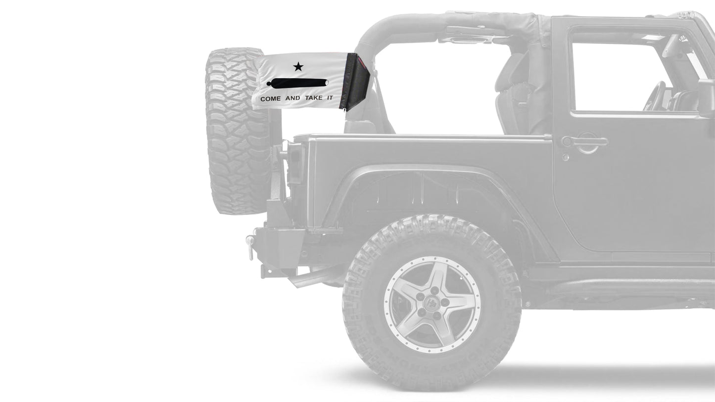 Gonzales 12"x18" Forever Wave Flag for Jeep Wrangler YJ 1986-1995