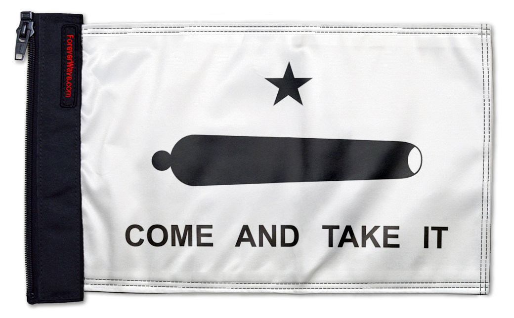 Gonzales 12"x18" Forever Wave Flag for Jeep Wrangler YJ 1986-1995