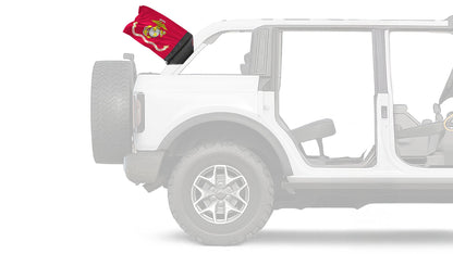 Marines 12"x18" Forever Wave Flag for Bronco