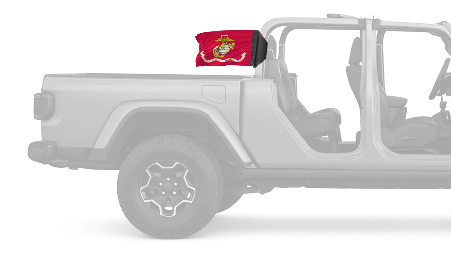 Marines 12"x18" Forever Wave Flag