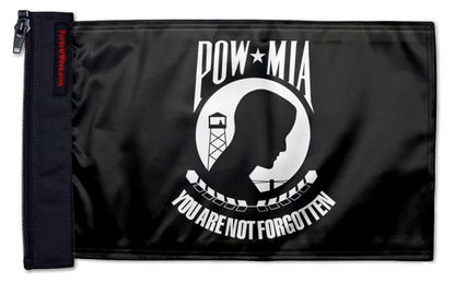 POW MIA 12"x18" Forever Wave Flag for Jeep Wrangler CJ-7 and CJ-8 1976-1986