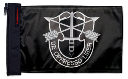 Special Forces 12"x18" Forever Wave Flag for Jeep Wrangler CJ-7 and CJ-8 1976-1986