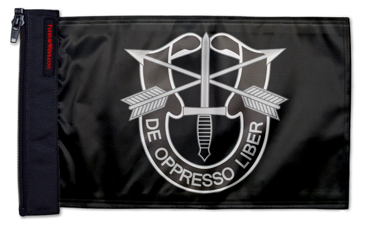 Special Forces 12"x18" Forever Wave Flag for Jeep Wrangler TJ 1996-2006