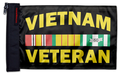 Vietnam Veteran 12"x18" Forever Wave Flag for Jeep Wrangler CJ-7 and CJ-8 1976-1986