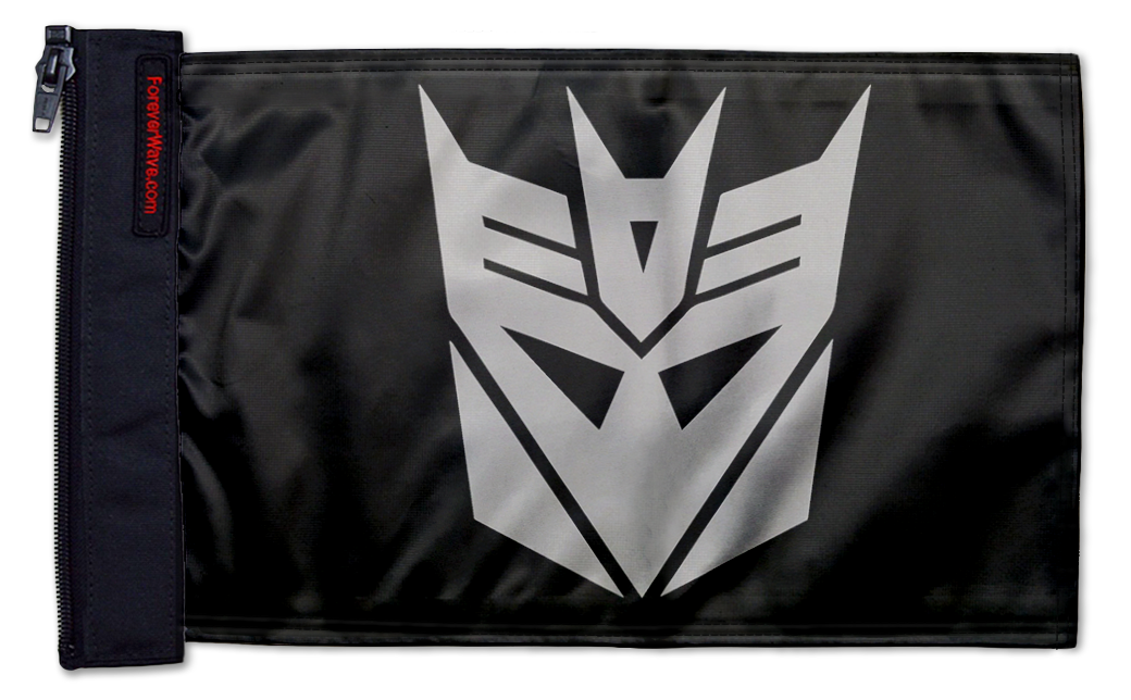 Transformers Decepticon 12"x18" Forever Wave Flag for Jeep Wrangler JLU 4-Door 2018-Present