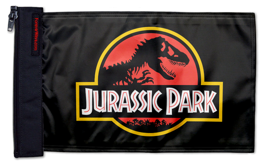 Jurassic Park 12"x18" Forever Wave Flag for Jeep Wrangler CJ-7 and CJ-8 1976-1986