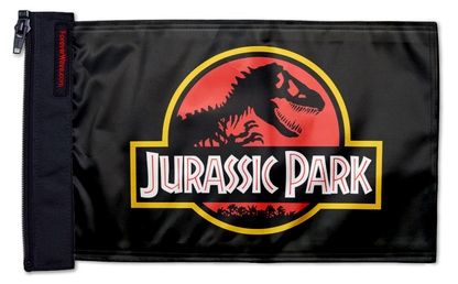Jurassic Park 12"x18" Forever Wave Flag for Jeep Wrangler JKU 4-Door 2007-2018