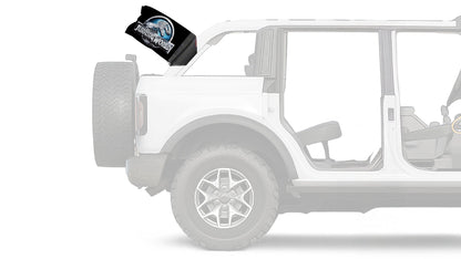 Jurassic World 12"x18" Forever Wave Flag for Bronco