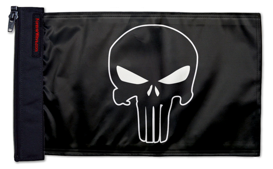 Punisher 12"x18" Forever Wave Flag for Jeep Wrangler CJ-7 and CJ-8 1976-1986