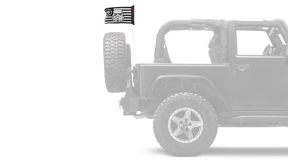Star Wars Stormtrooper Imperial 12"x18" Forever Wave Flag for Jeep Wrangler YJ 1986-1995