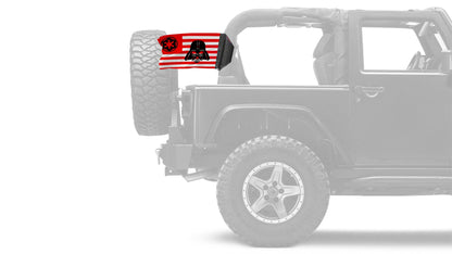 Star Wars Vader Imperial 12"x18" Forever Wave Flag for Jeep Wrangler JK 2-Door 2007-2018