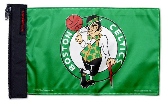 Boston Celtics 11"x17" Forever Wave Flag for Jeep Wrangler TJ 1996-2006