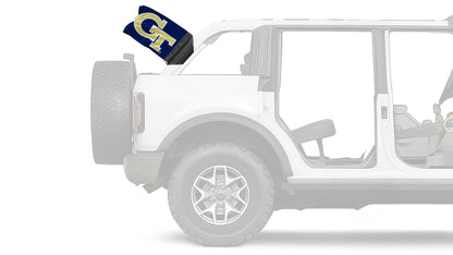 Georgia Tech 11"x17" Forever Wave Flag for Bronco