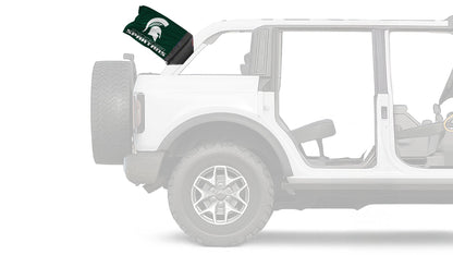 Michigan State 11"x17" Forever Wave Flag for Bronco