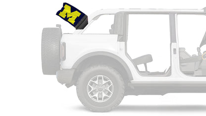 Michigan 11"x17" Forever Wave Flag for Bronco