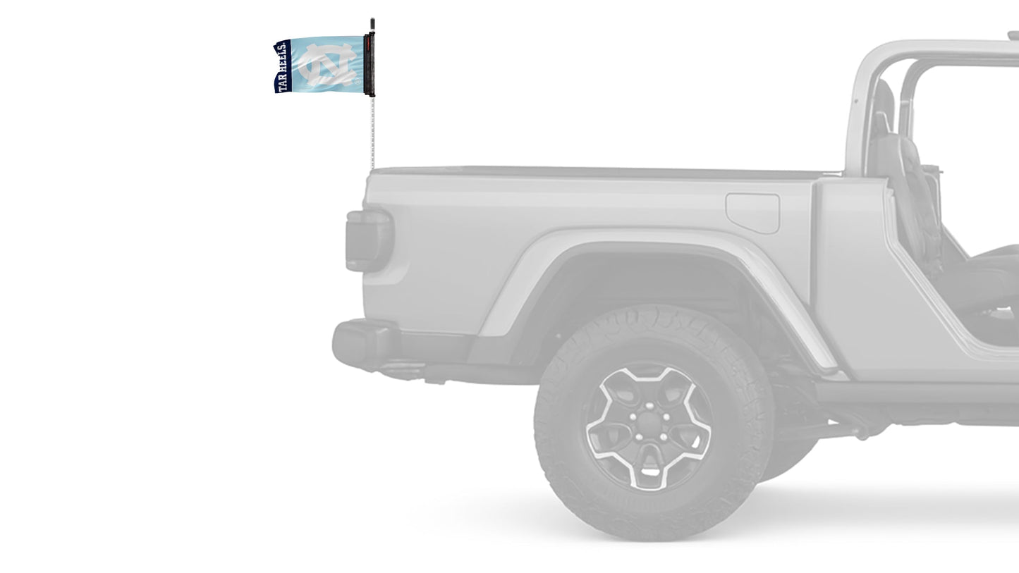 North Carolina 11"x17" Forever Wave Flag for Jeep Wrangler LJ 2003-2006