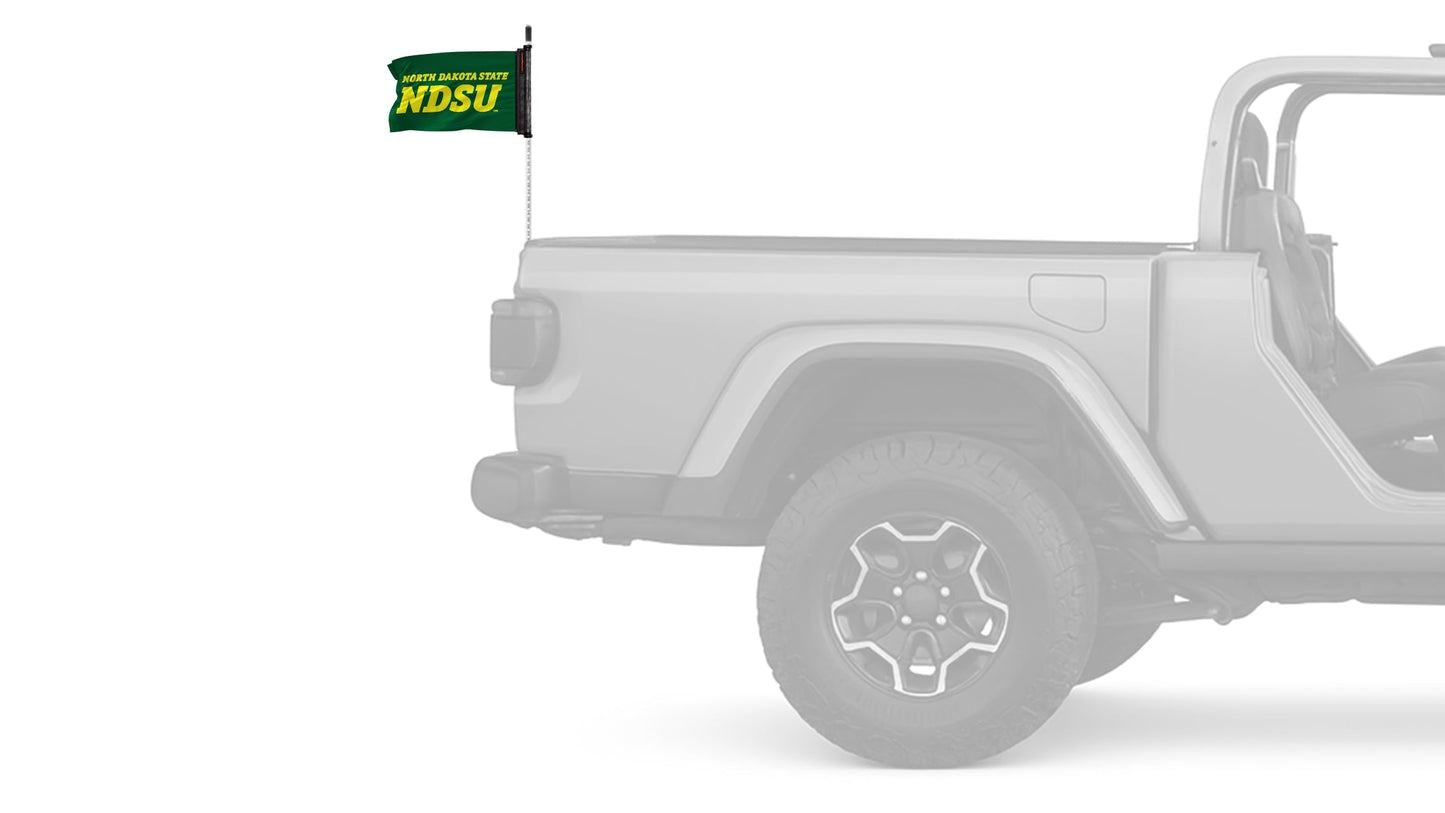 North Dakota State 11"x17" Forever Wave Flag for Jeep Wrangler CJ-7 and CJ-8 1976-1986