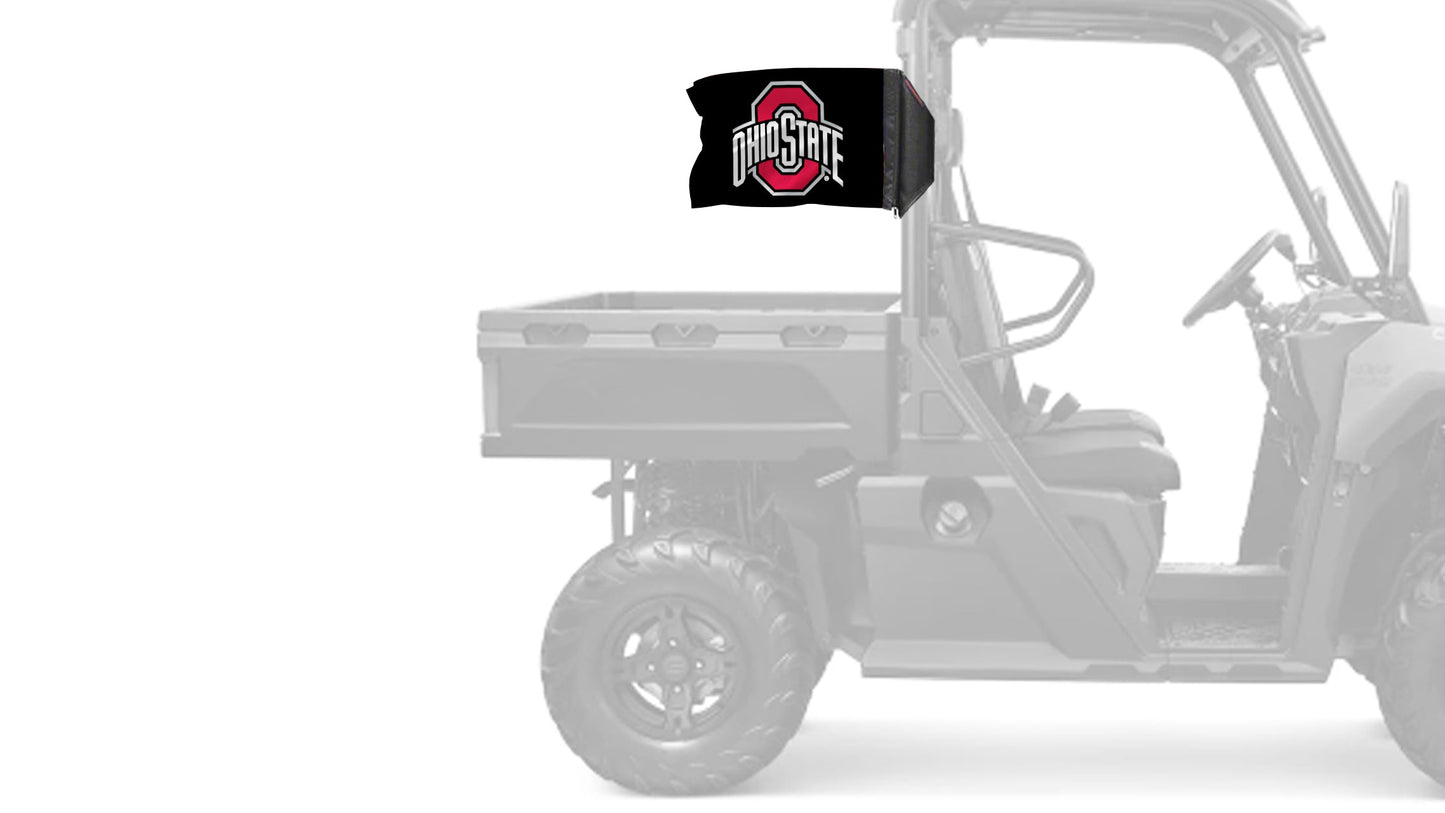 Ohio State Black 11"x17" Forever Wave Flag