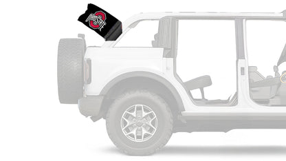 Ohio State Black 11"x17" Forever Wave Flag
