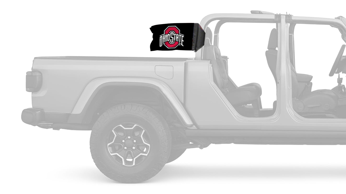 Ohio State Black 11"x17" Forever Wave Flag