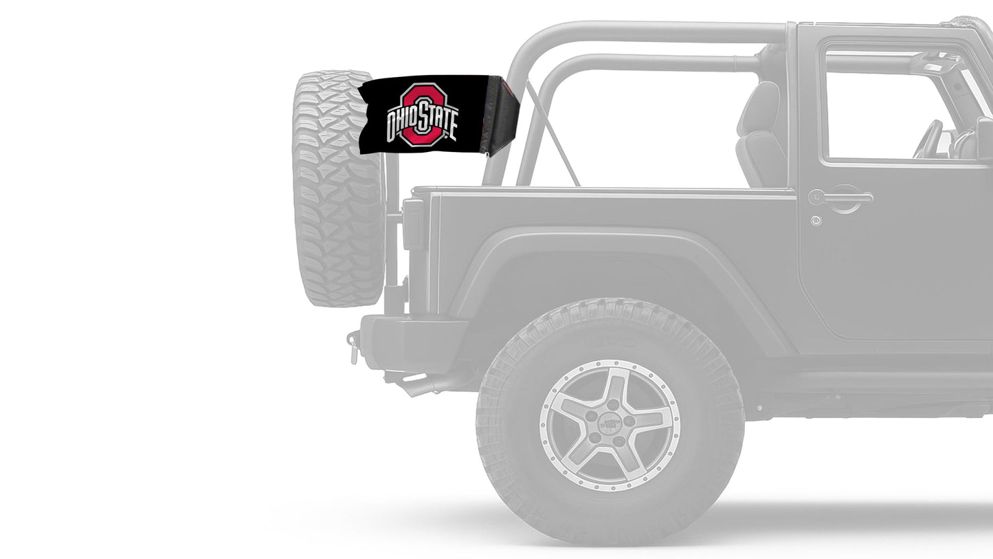 Ohio State Black 11"x17" Forever Wave Flag