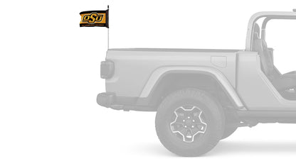 Oklahoma State 11"x17" Forever Wave Flag for Jeep Wrangler LJ 2003-2006