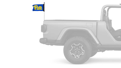 Pittsburgh PITT 11"x17" Forever Wave Flag for Jeep Wrangler YJ 1986-1995