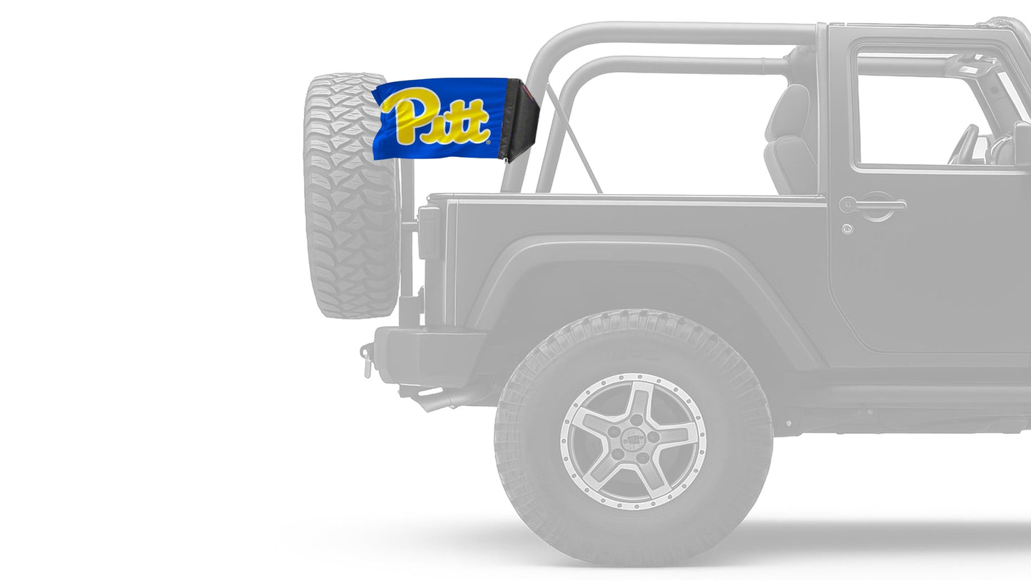 Pittsburgh PITT 11"x17" Forever Wave Flag for Jeep Wrangler YJ 1986-1995