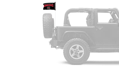 South Carolina 11"x17" Forever Wave Flag for Jeep Wrangler JK 2-Door 2007-2018