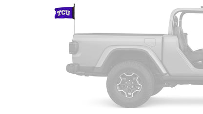 TCU 11"x17" Forever Wave Flag for Jeep Wrangler TJ 1996-2006