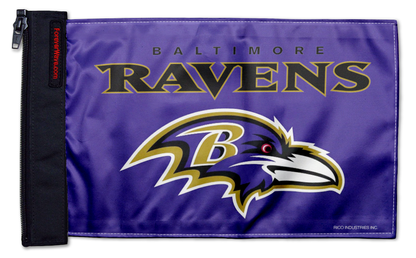 Baltimore Ravens 11"x17" Forever Wave Flag for Bronco