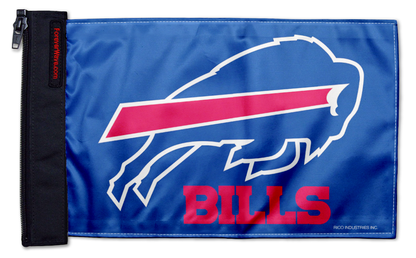 Buffalo Bills 11"x17" Forever Wave Flag for Jeep Wrangler TJ 1996-2006