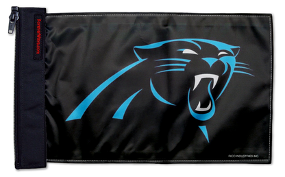 Carolina Panthers 11"x17" Forever Wave Flag for Jeep Wrangler JKU 4-Door 2007-2018