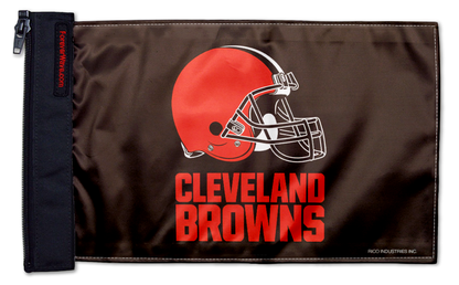 Cleveland Browns 11"x17" Forever Wave Flag for Jeep Wrangler TJ 1996-2006