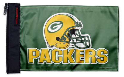 Green Bay Packers 11"x17" Forever Wave Flag for Jeep Wrangler JKU 4-Door 2007-2018