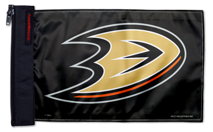 Anaheim Ducks 11"x17" Forever Wave Flag for Jeep Wrangler CJ-7 and CJ-8 1976-1986