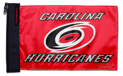 Carolina Hurricanes 11"x17" Forever Wave Flag for Jeep Wrangler JK 2-Door 2007-2018