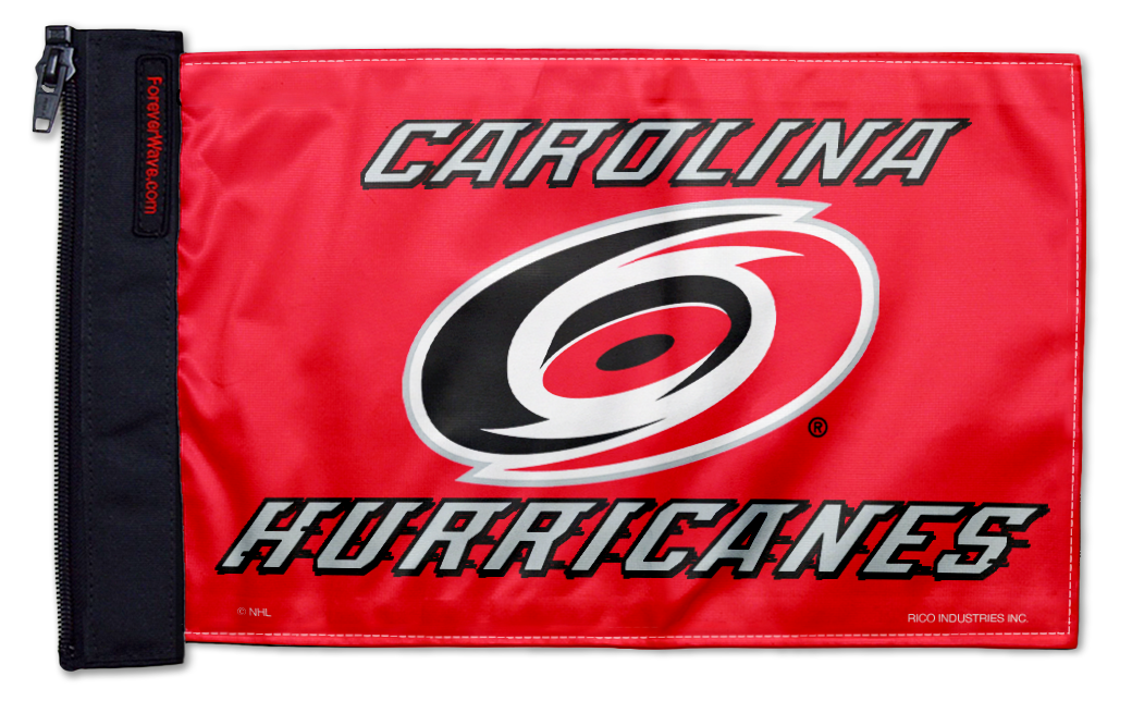 Carolina Hurricanes 11"x17" Forever Wave Flag for Jeep Wrangler TJ 1996-2006
