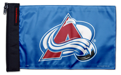 Colorado Avalanche 11"x17" Forever Wave Flag for Jeep Wrangler CJ-7 and CJ-8 1976-1986