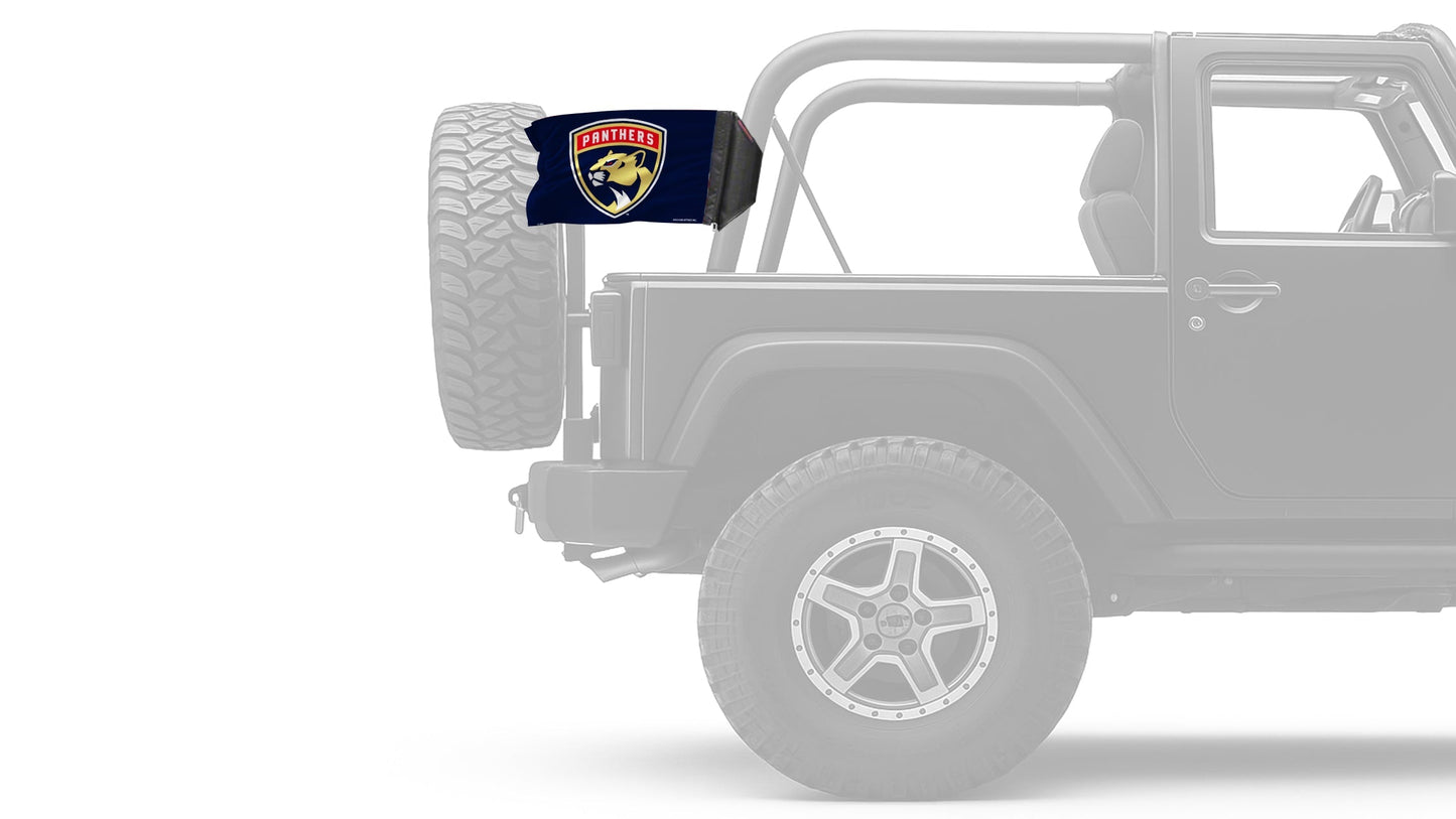 Florida Panthers 11"x17" Forever Wave Flag for Jeep Wrangler LJ 2003-2006