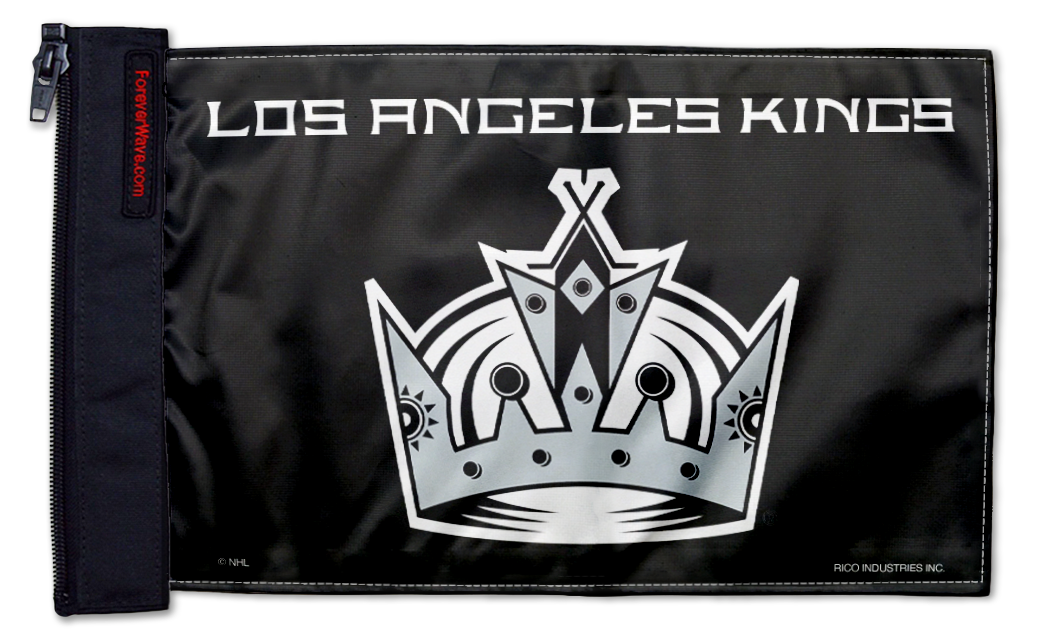 Los Angeles Kings 11"x17" Forever Wave Flag for Jeep Wrangler YJ 1986-1995