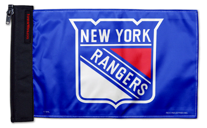New York Rangers 11"x17" Forever Wave Flag for Jeep Wrangler JLU 4-Door 2018-Present