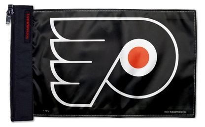 Philadelphia Flyers 11"x17" Forever Wave Flag for Jeep Wrangler JKU 4-Door 2007-2018
