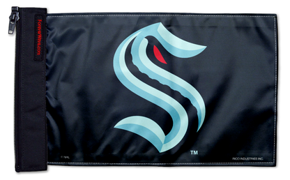 Seattle Kraken 11"x17" Forever Wave Flag for Jeep Wrangler TJ 1996-2006