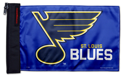 St. Louis Blues 11"x17" Forever Wave Flag for Jeep Wrangler JKU 4-Door 2007-2018