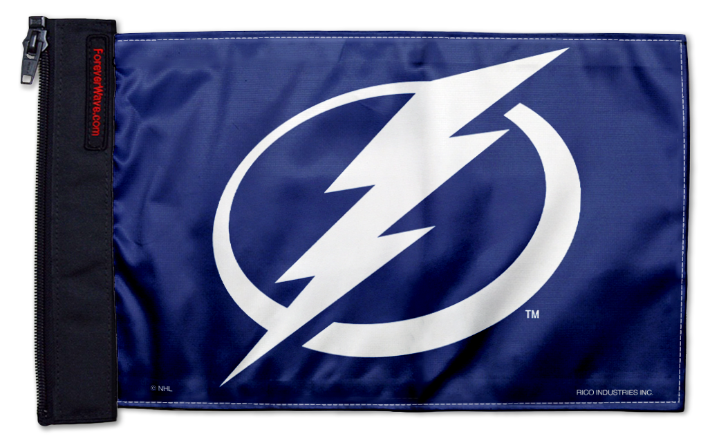 Tampa Bay Lightning 11"x17" Forever Wave Flag for Jeep Wrangler JLU 4-Door 2018-Present