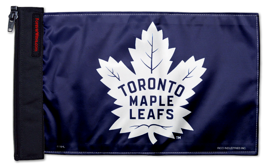 Toronto Maple Leafs 11"x17" Forever Wave Flag for Jeep Wrangler LJ 2003-2006