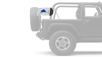 Sailfish 12"x18" Forever Wave Flag for Jeep Wrangler YJ 1986-1995