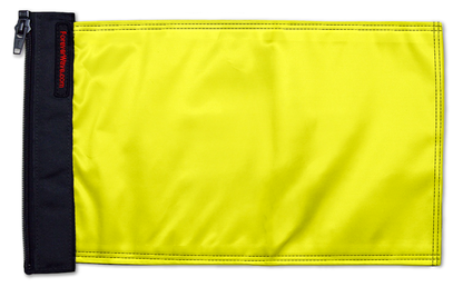Solid Yellow "Q" 12"x18" Forever Wave Flag for Jeep Wrangler YJ 1986-1995